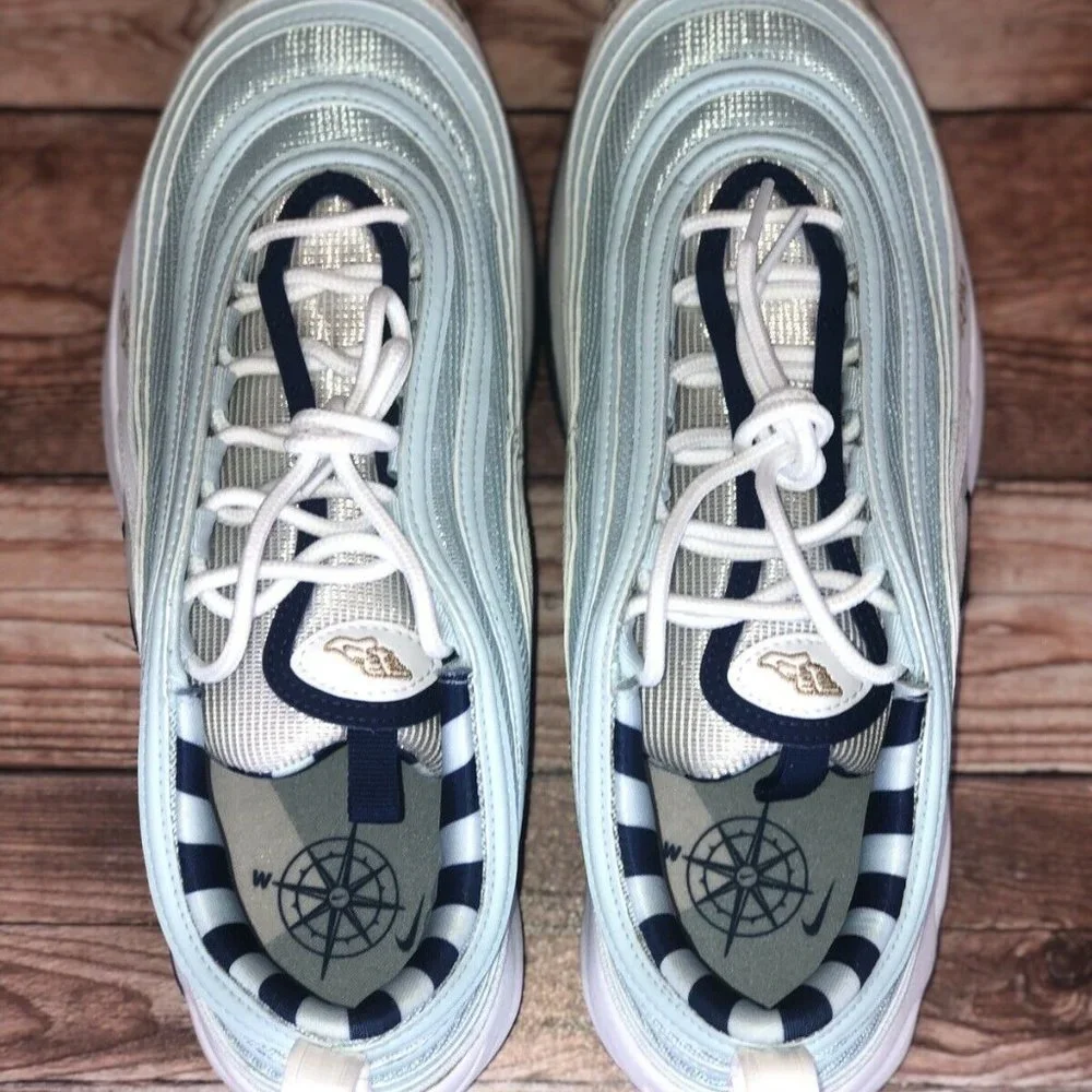 NIKE Air Max 97 G NRG U "Winged Foot" Men's Size 10 White Golf Shoes/Cleats New - Picture 9 of 11